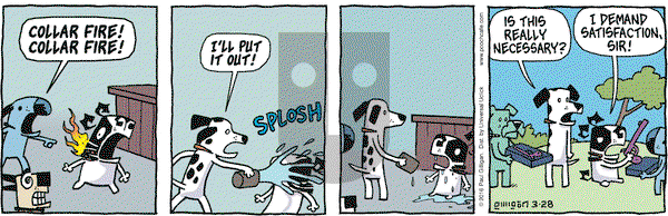 Pooch Cafe on Monday March 28, 2016 Comic Strip
