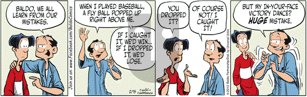 Baldo on Wednesday February 15, 2012 Comic Strip