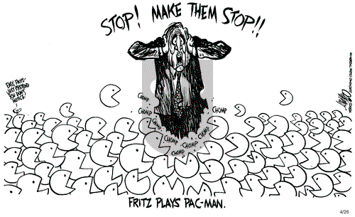 Pat Oliphant on Thursday April 26, 1984 Comic Strip