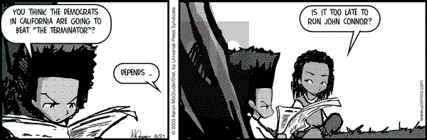 The Boondocks on Thursday March 24, 2011 Comic Strip
