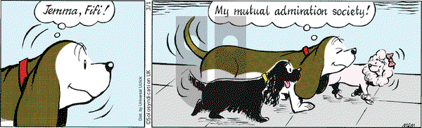 Fred Basset - Saturday March 1, 2014 Comic Strip