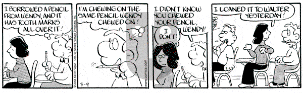 Drabble on Tuesday March 15, 2005 Comic Strip