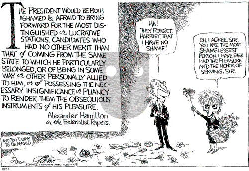 Pat Oliphant on Monday October 17, 2005 Comic Strip