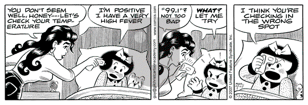 Nancy on Tuesday March 27, 2007 Comic Strip
