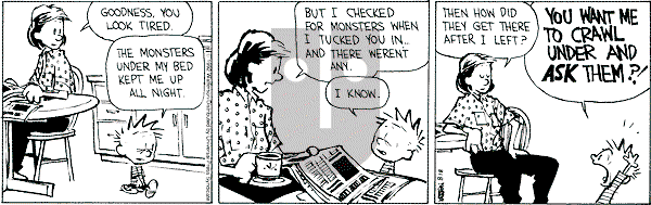 Calvin and Hobbes - Tuesday August 18, 1992 Comic Strip