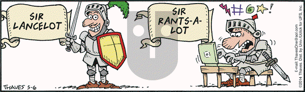 Frank and Ernest on Tuesday May 6, 2014 Comic Strip