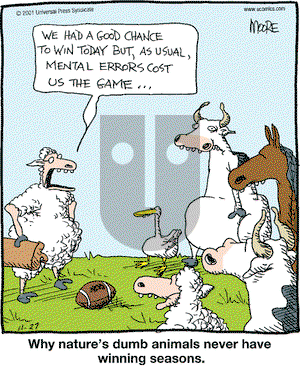 In the Bleachers on Tuesday November 27, 2001 Comic Strip