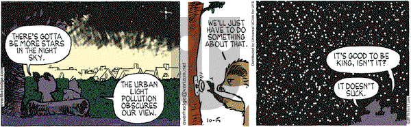 Over the Hedge on Saturday October 15, 2011 Comic Strip
