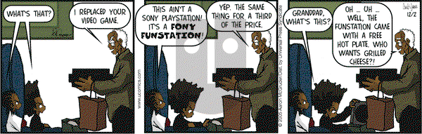 The Boondocks on Friday December 2, 2005 Comic Strip