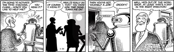 Alley Oop on Friday January 21, 1972 Comic Strip