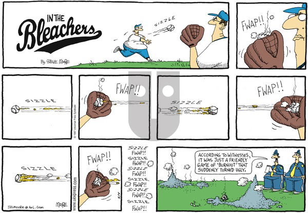 In the Bleachers on Sunday May 4, 1997 Comic Strip