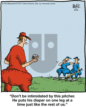 In the Bleachers on Wednesday June 22, 2011 Comic Strip