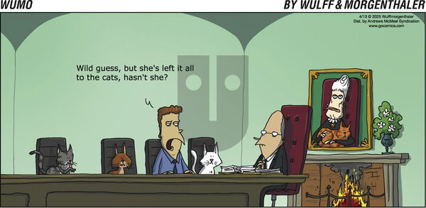 WuMo on Sunday April 13, 2025 Comic Strip