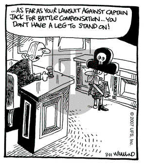 Reality Check on Saturday March 31, 2007 Comic Strip