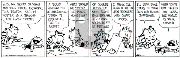 Calvin and Hobbes - Friday May 3, 2013 Comic Strip