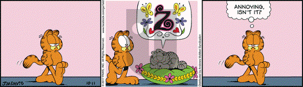 Garfield on Wednesday October 11, 2017 Comic Strip