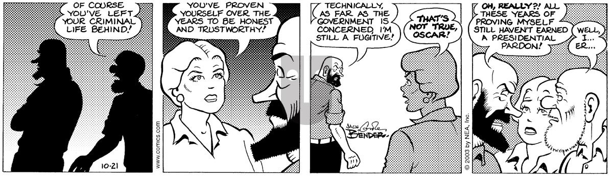 Alley Oop - Tuesday October 21, 2003 Comic Strip