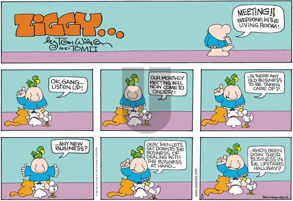 Ziggy on Sunday March 21, 1999 Comic Strip