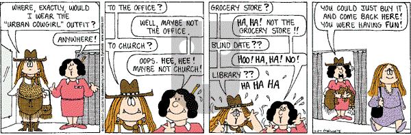 Cathy Classics - Wednesday March 27, 2002 Comic Strip