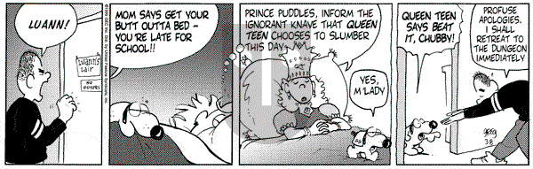 Luann on Monday March 8, 1999 Comic Strip