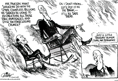 Pat Oliphant on Tuesday November 18, 2008 Comic Strip