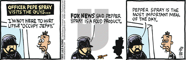 La Cucaracha on Friday December 9, 2011 Comic Strip