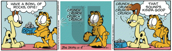 Garfield on Saturday October 5, 2002 Comic Strip