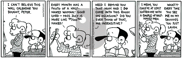 FoxTrot on Monday June 14, 1999 Comic Strip