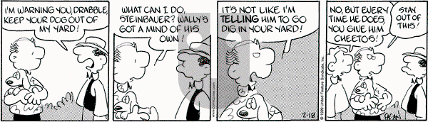 Drabble on Thursday February 18, 1999 Comic Strip