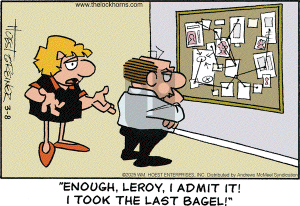 The Lockhorns on Saturday March 8, 2025 Comic Strip