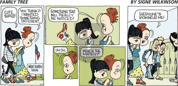 Family Tree on Sunday September 13, 2009 Comic Strip