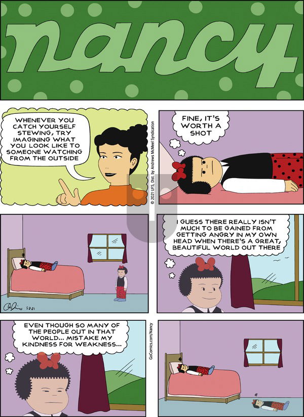 Nancy on Sunday May 2, 2021 Comic Strip
