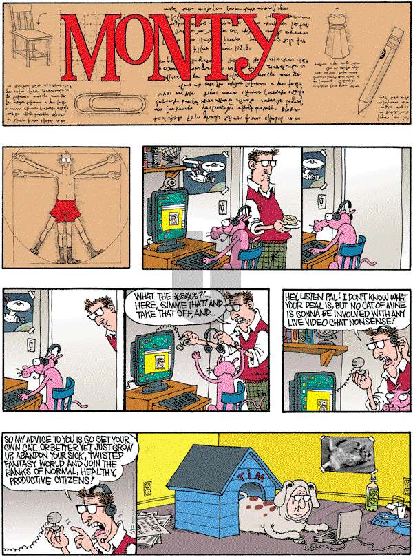 Monty on Sunday November 27, 2011 Comic Strip