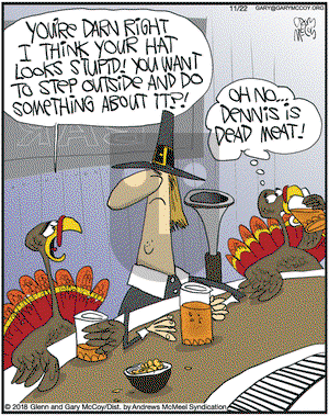 The Flying McCoys on Thursday November 22, 2018 Comic Strip