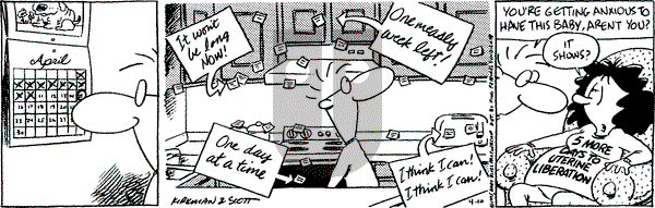 Baby Blues on Monday April 10, 1995 Comic Strip