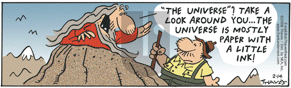 Frank and Ernest on Tuesday February 14, 2006 Comic Strip