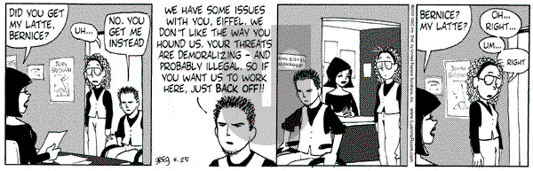 Luann on Thursday April 25, 2002 Comic Strip
