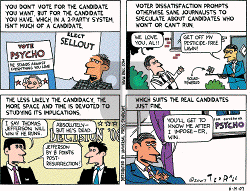 Ted Rall on Thursday June 14, 2007 Comic Strip