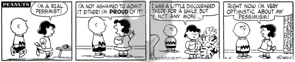 Peanuts on Wednesday April 3, 1957 Comic Strip