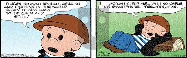 Nancy on Wednesday February 8, 2017 Comic Strip