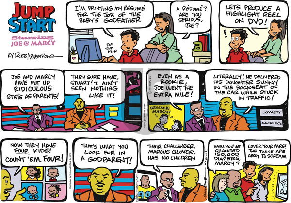 JumpStart on Sunday April 21, 2013 Comic Strip