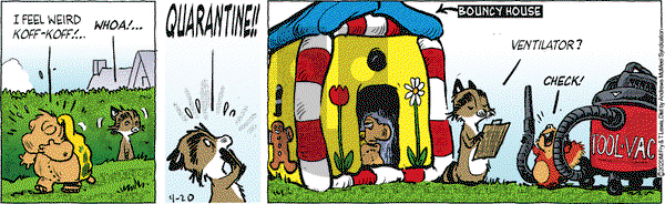 Over the Hedge on Monday April 20, 2020 Comic Strip