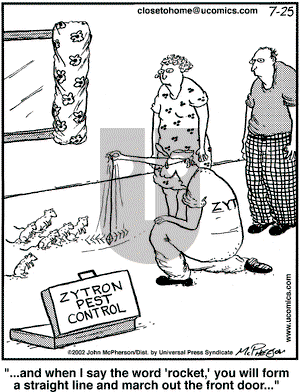 Close to Home on Thursday July 25, 2002 Comic Strip