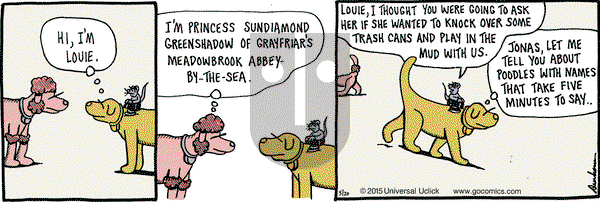 Overboard on Wednesday May 20, 2015 Comic Strip