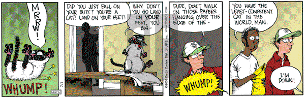 Get Fuzzy on Friday April 23, 2004 Comic Strip