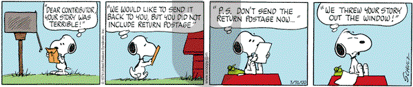 Peanuts on Friday March 31, 2000 Comic Strip