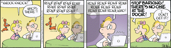 Drabble on Saturday April 1, 2017 Comic Strip