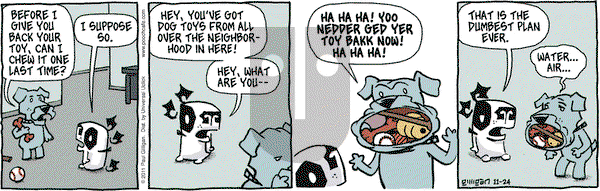 Pooch Cafe on Thursday November 24, 2011 Comic Strip