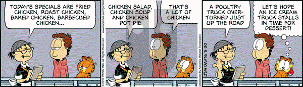 Garfield on Thursday March 30, 2017 Comic Strip