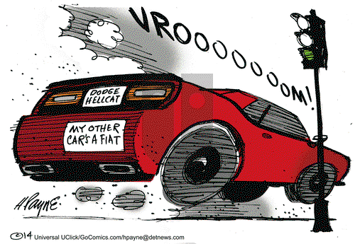 Henry Payne - Monday August 4, 2014 Comic Strip